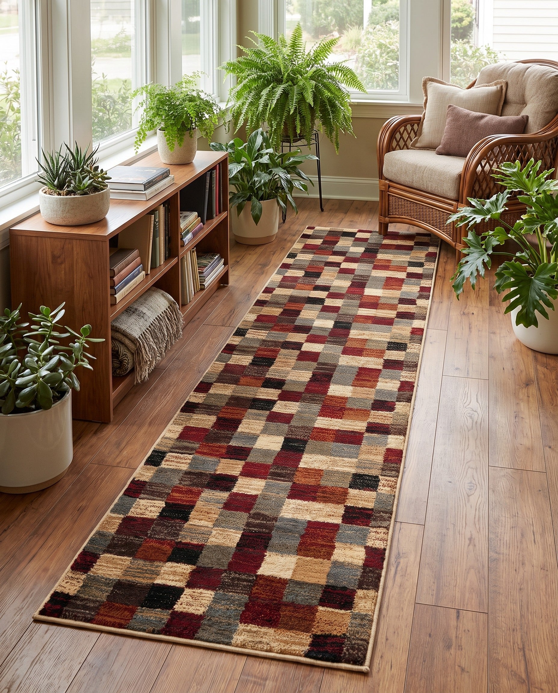 2' x 8' Coffee Shop Runner Rug