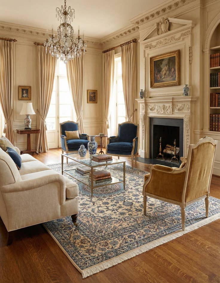 Detail image of 8' 6 x 11' 8 Nain Rug