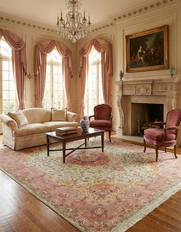9' 10 x 13' Hand Knotted Tabriz Persian Rug