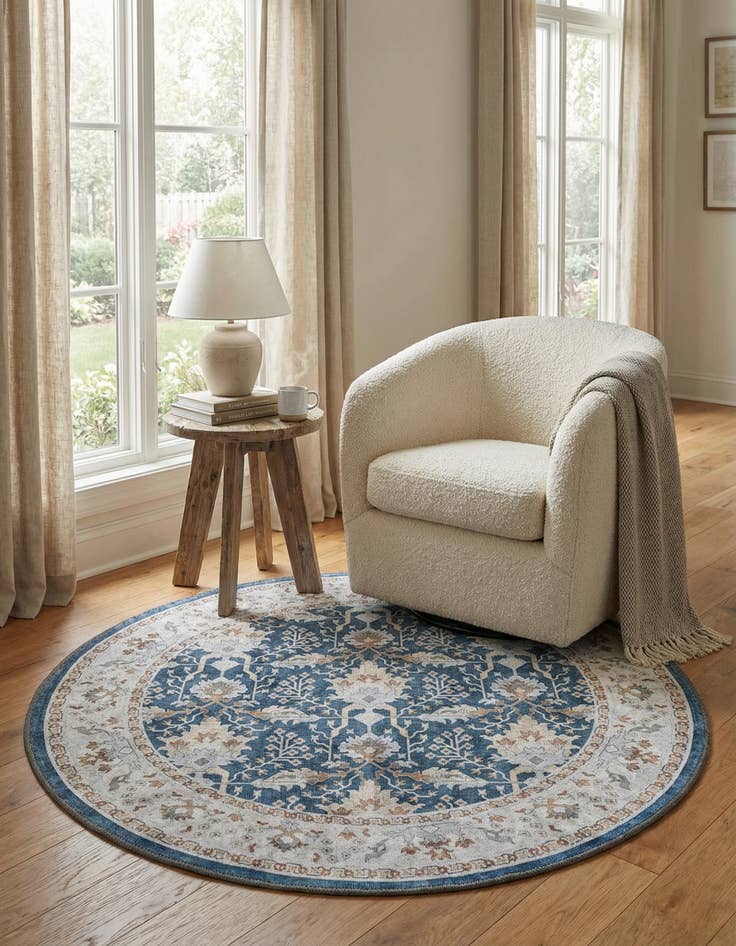 Detail image of 3' 6 x 3' 6 Timeless Round Rug