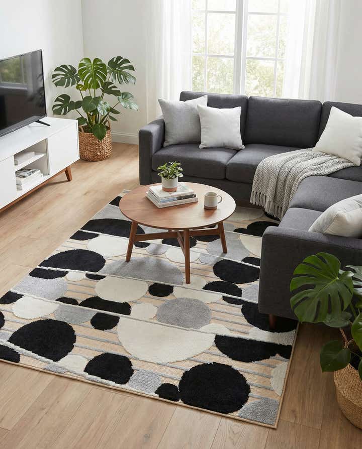 5' 3 x 7' 7 Easy-Clean Indoor / Outdoor Rug