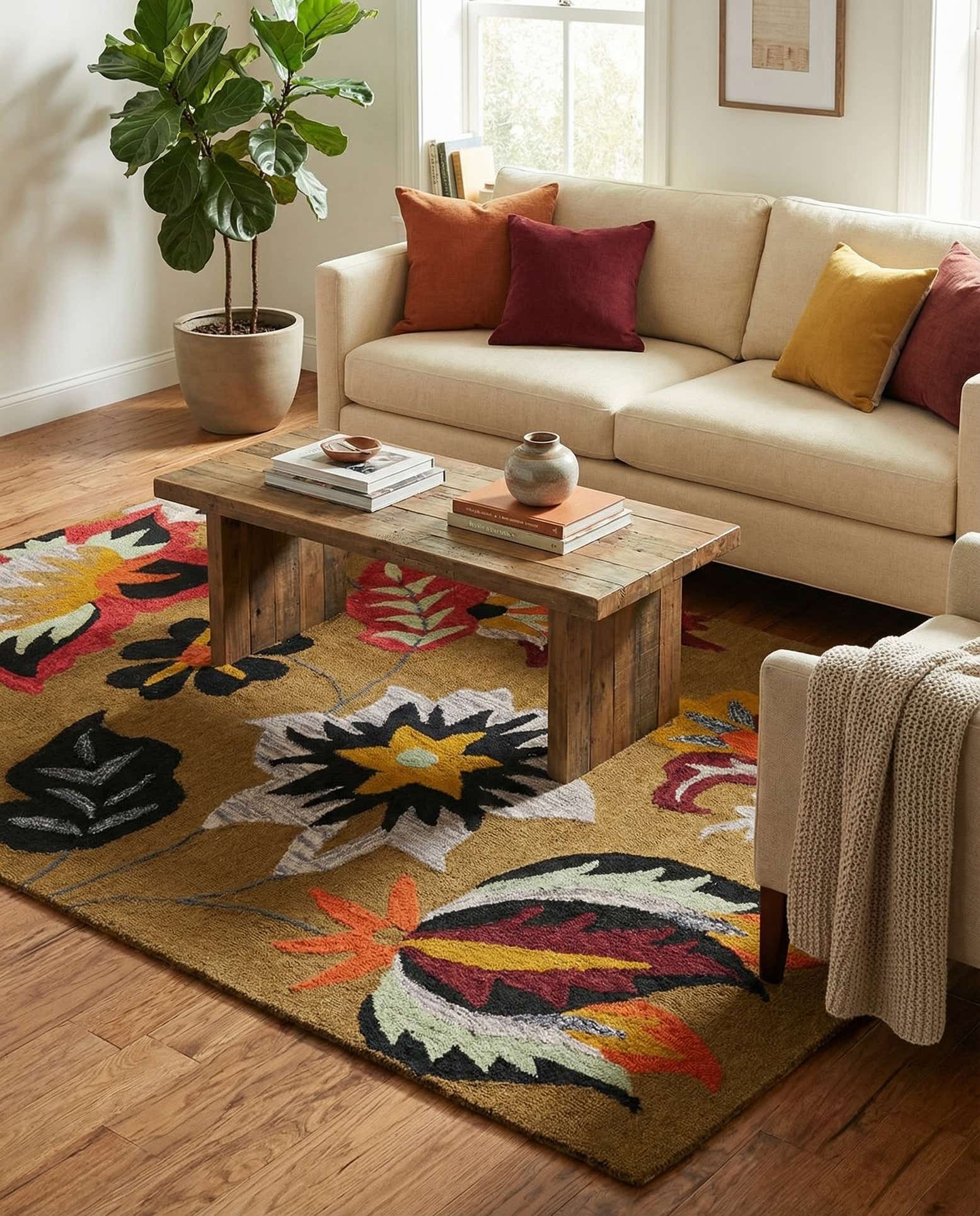 5' 1 x 8' 1 Agra Wool Rug
