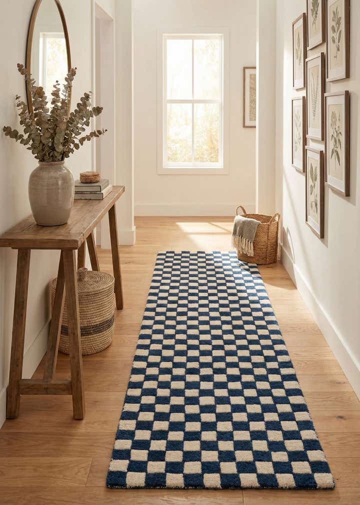 2' x 8' Hand Tufted Wool Runner Rug