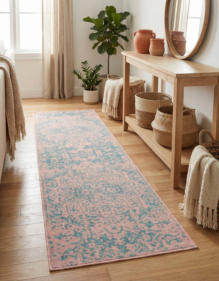 Detail image of 2' x 8'  Washable Jill Zarin Dubai Indoor / Outdoor Runner Rug