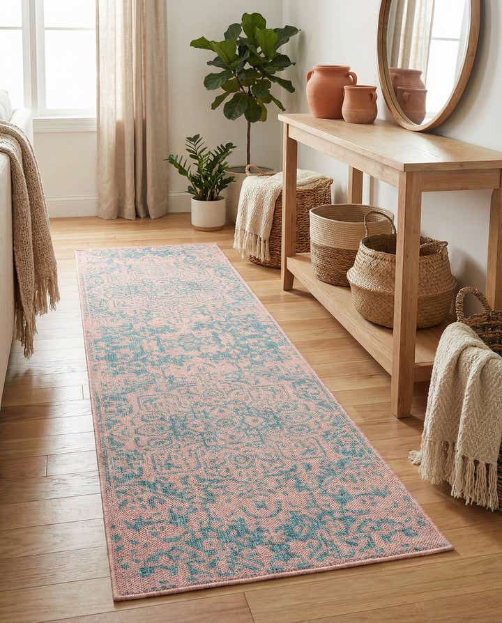 2' x 8' Easy-Clean Jill Zarin Dubai Indoor / Outdoor Runner Rug