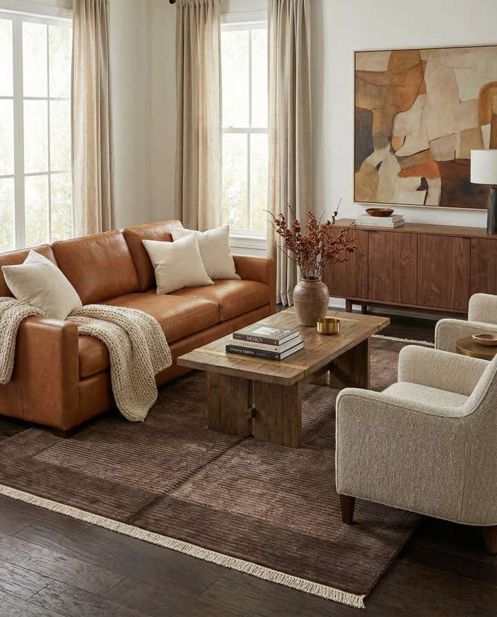 4' 11 x 6' 8 Hand Knotted Darya Wool Rug