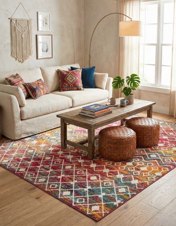 10' 8 x 14' Moroccan Trellis Rug