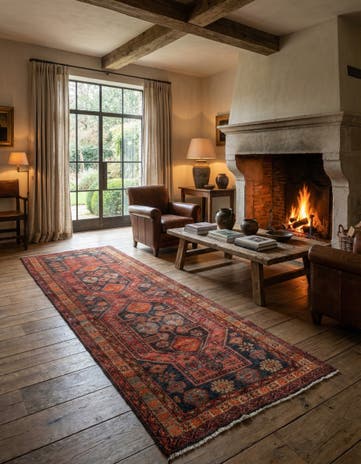 3' 8 x 9' 1 Saudjboulag Runner Rug