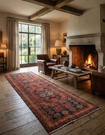 3' 8 x 9' 1 Saudjboulag Runner Rug