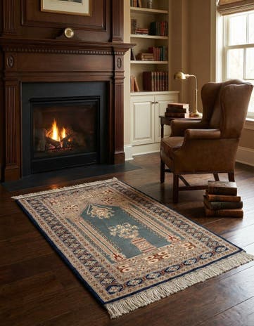 2' 9 x 4' 1 Hand Knotted Bokhara Wool Rug