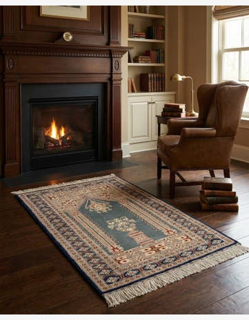 2' 9 x 4' 1 Hand Knotted Bokhara Wool Rug