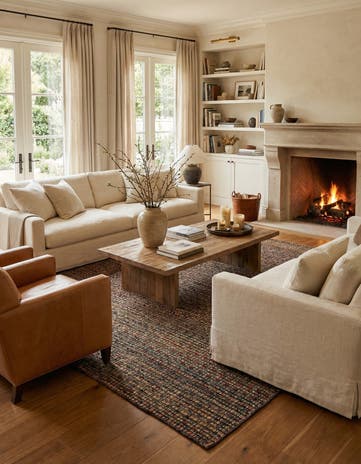 6' 5 x 9' 9 Hand Knotted Darya Wool Rug