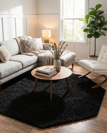  7' 10 x 7' 10 Everyday Shag Octagon Rug