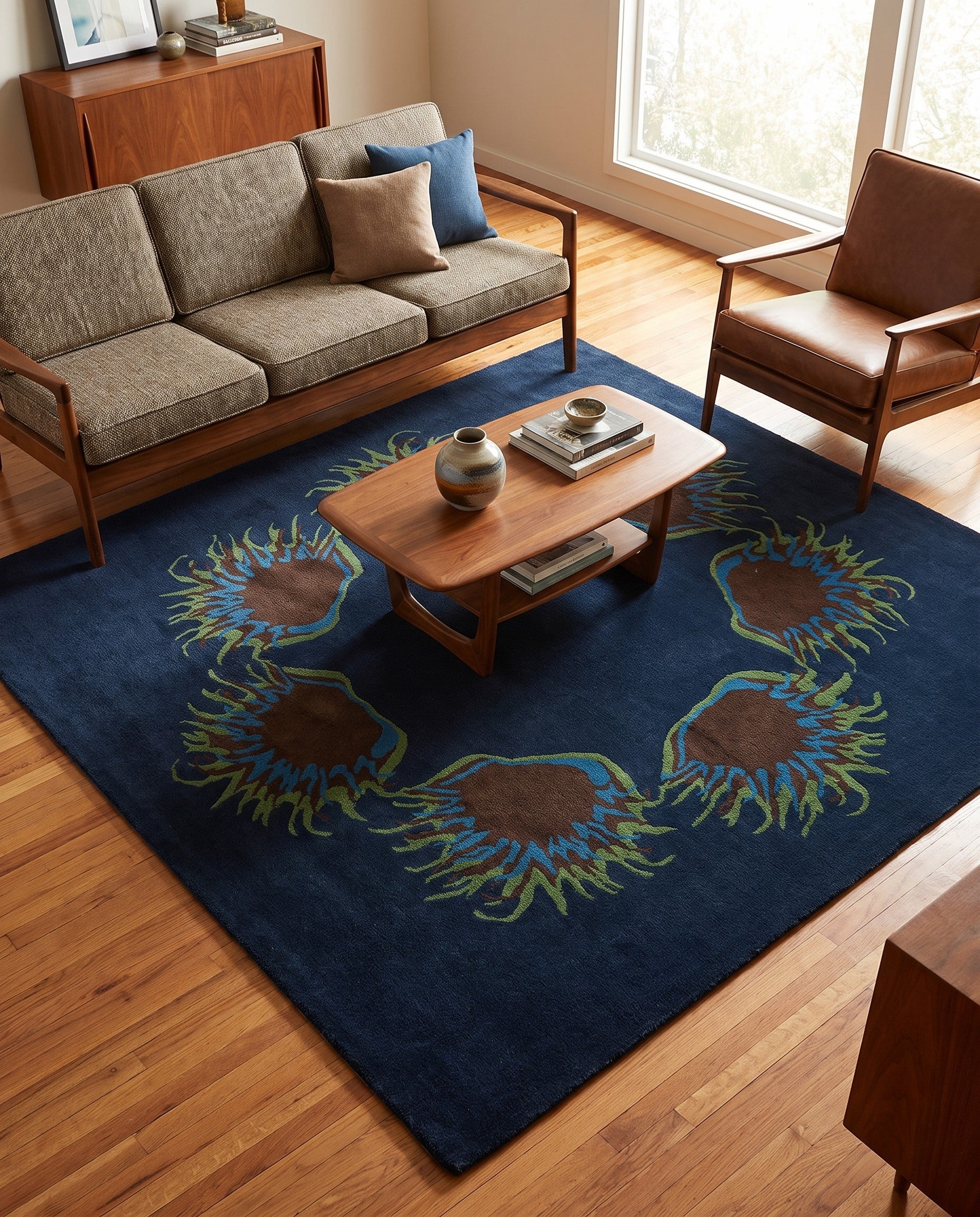 7' 7 x 7' 7 Agra Square Rug