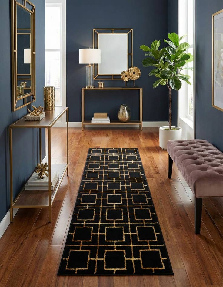 Detail image of 2' x 8'  Marilyn Monroe™ Glam Deco Runner Rug