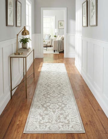 Light Gray Charlotte Runner Rug