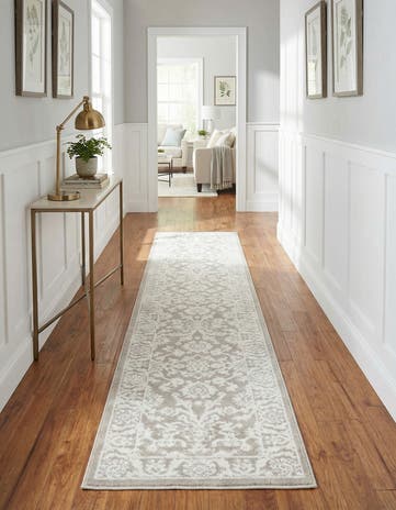 Light Gray Charlotte Runner Rug