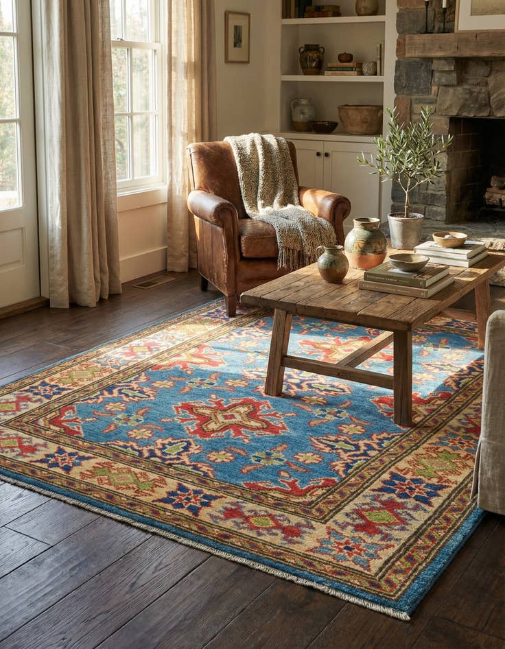 Detail image of 2' 9 x 4' 1  Hand Knotted Kazak Rug