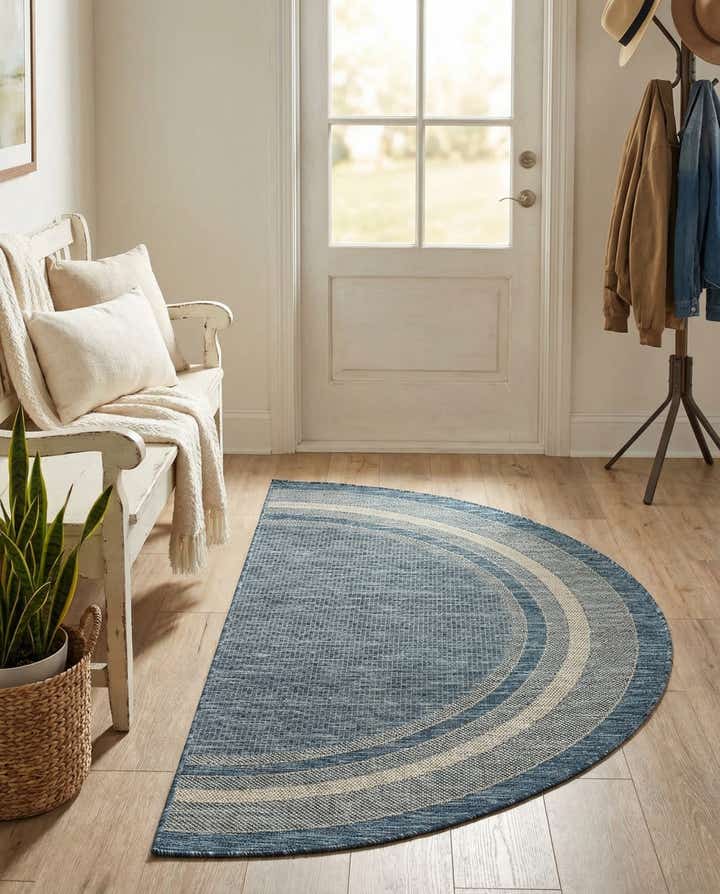 3' x 6' Easy-Clean Border Indoor / Outdoor Hearth Rug