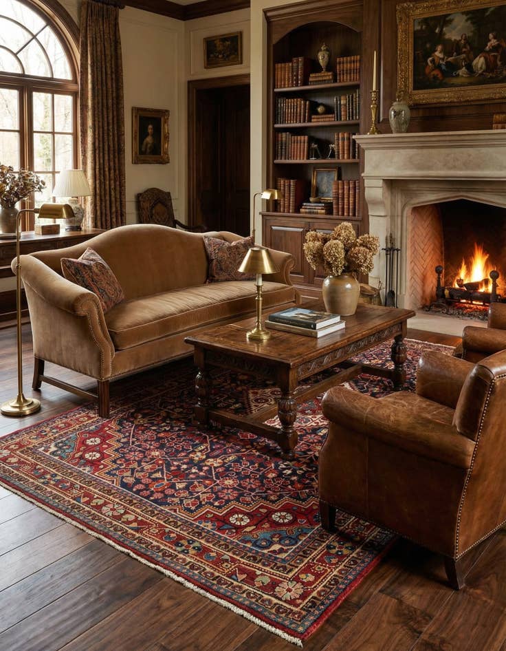 Detail image of  4' 3 x 6' 11 Djosan Wool Rug