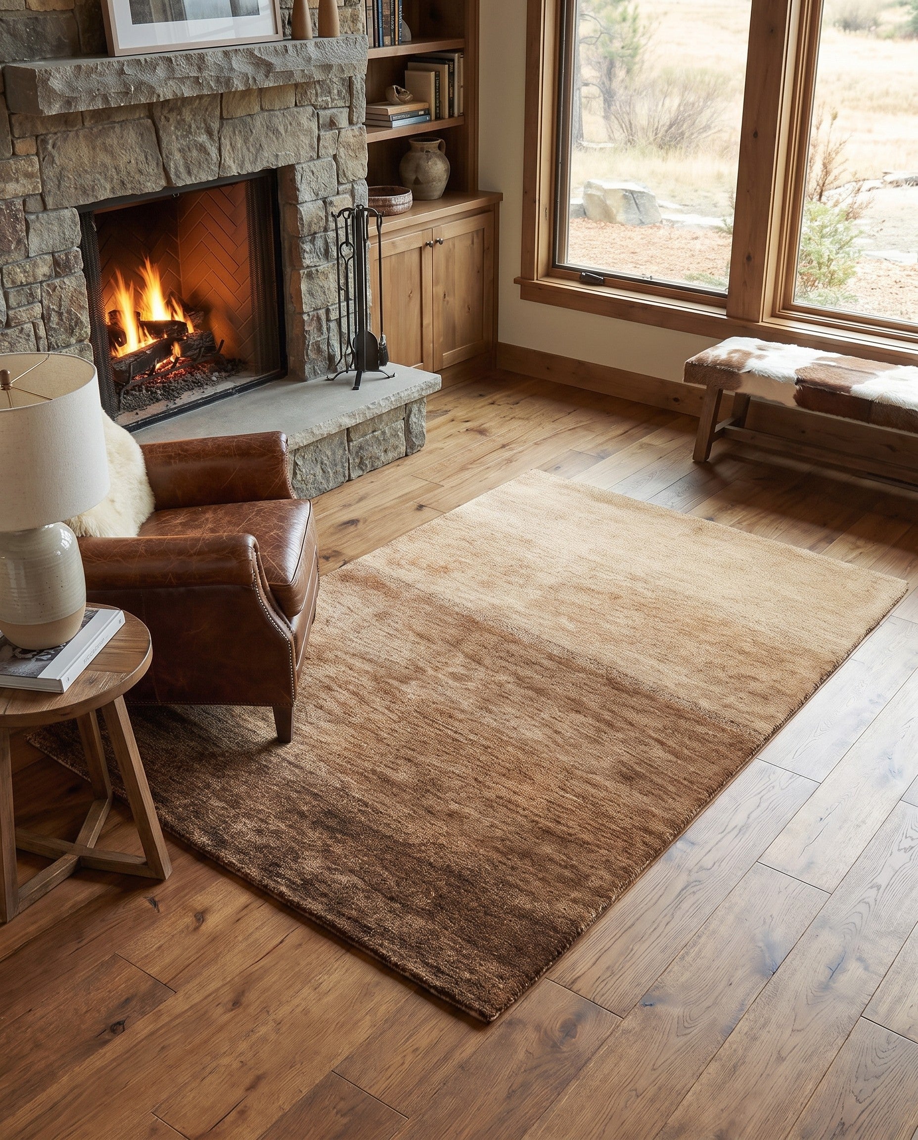 4' 2 x 6' Hand Knotted Kashkuli Gabbeh Wool Rug