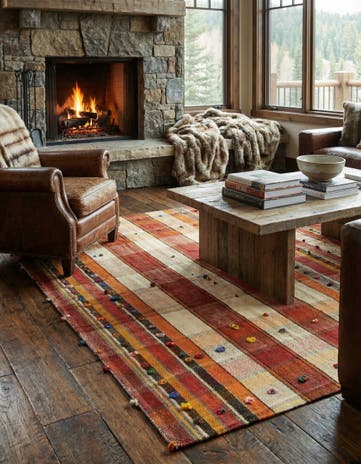 4' 9 x 7' 4 Jajim Rug