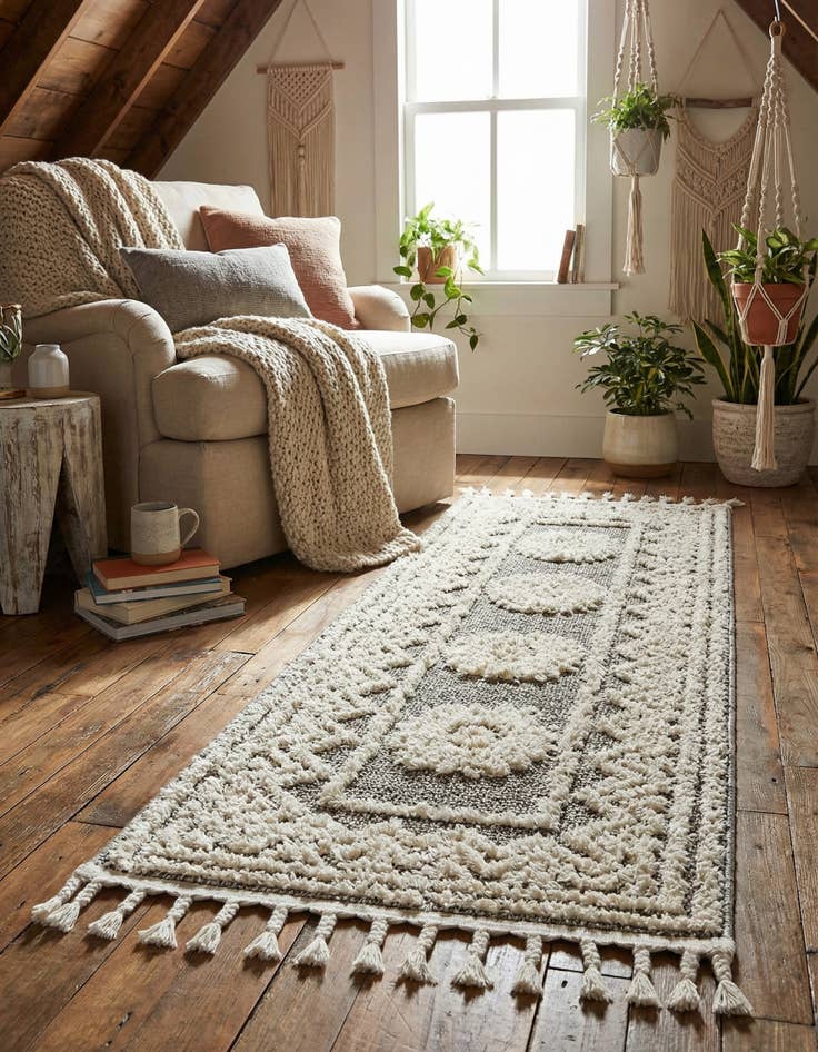 Detail image of  2' x 4' Boho Runner Rug