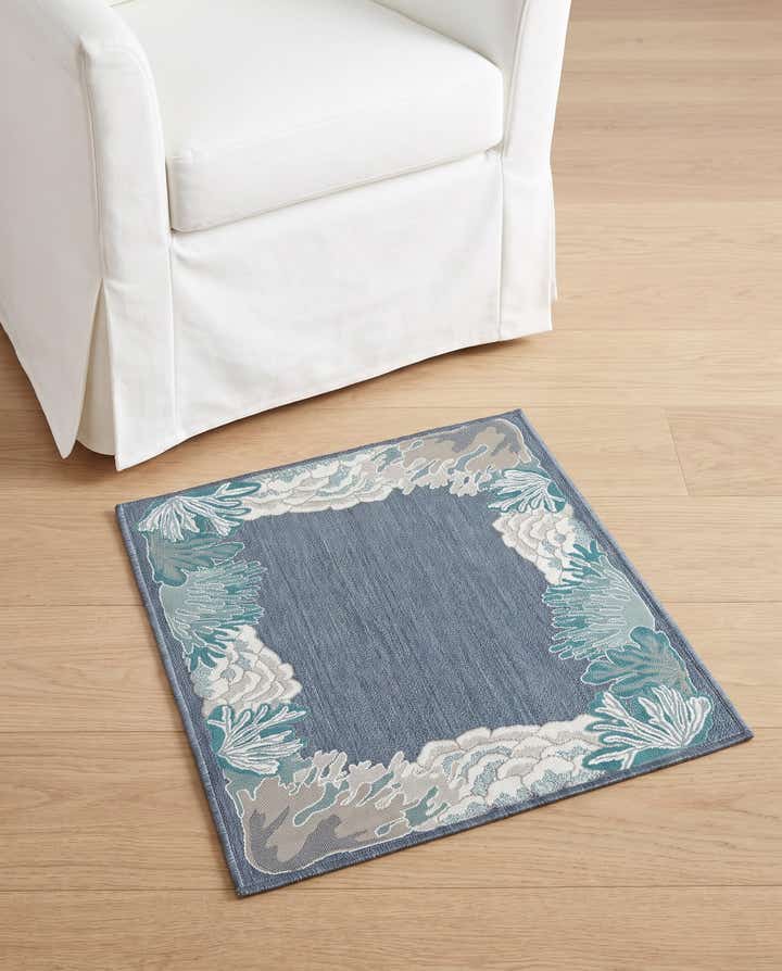 40cm x 40cm Fácil de limpiar Coastal Alfombra Comprar todos los estilos Sample