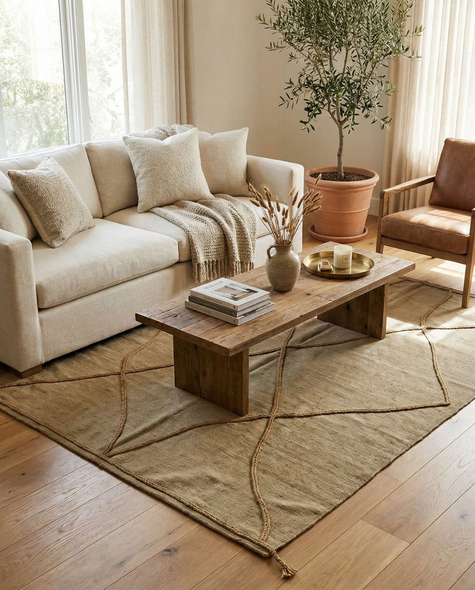 5' 10 x 7' 6 Hand Knotted Moroccan Wool Rug