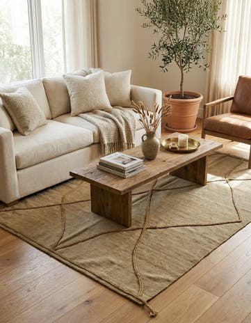 5' 10 x 7' 6 Hand Knotted Moroccan Wool Rug