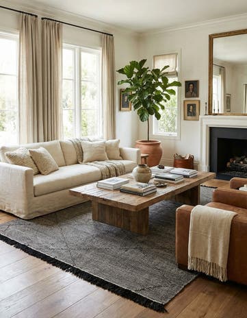 8' 6 x 9' 10 Hand Knotted Moroccan Wool Rug
