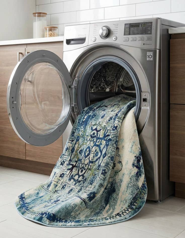 Detail image of 8' x 8'  Washable Palazzo Round Rug