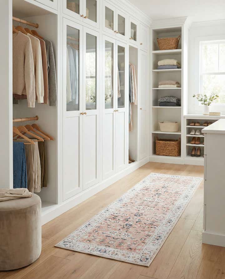 2' x 6' Washable Timeless Runner Rug