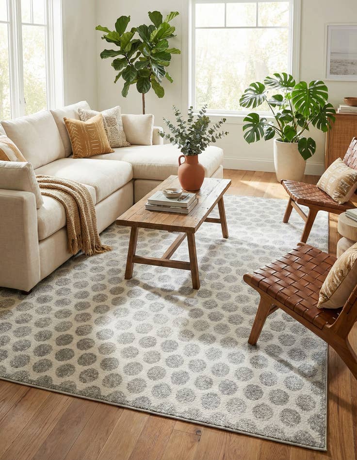 Detail image of 10' x 14'  Washable Sabrina Soto Indoor / Outdoor Rug