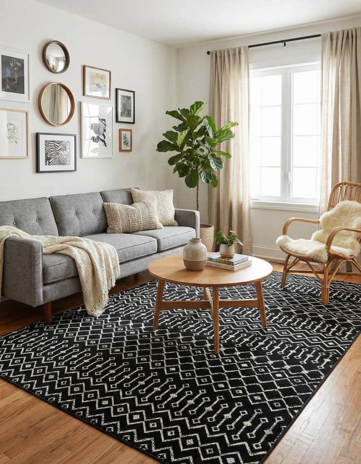 Detail image of  9' x 12' Kasbah Trellis Rug