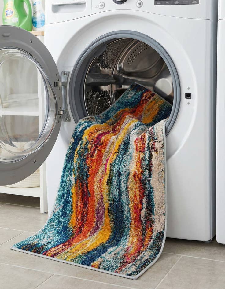 Detail image of  2' x 6'  Washable Haerfest Runner Rug