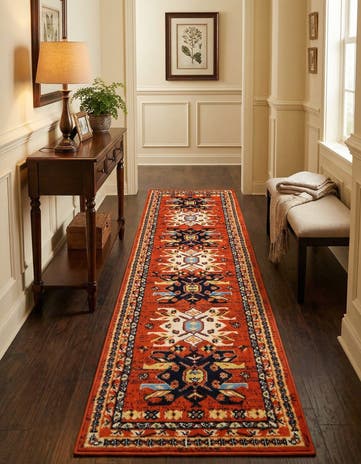 2' x 8' 2 Heris Runner Rug