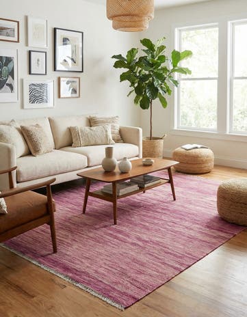 5' x 6' 6 Hand Woven Kilim Modern Wool Rug
