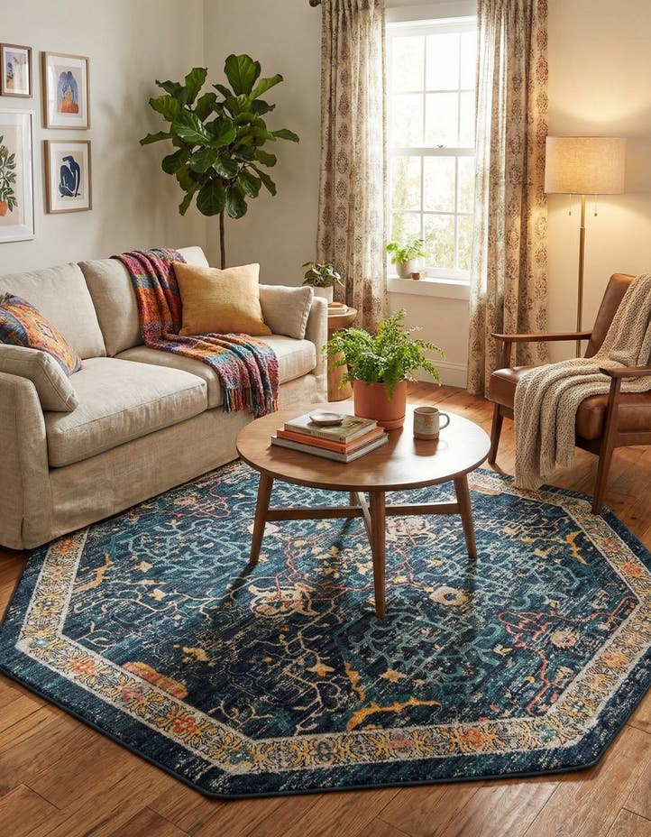 7' 10 x 7' 10 Lola Octagon Rug
