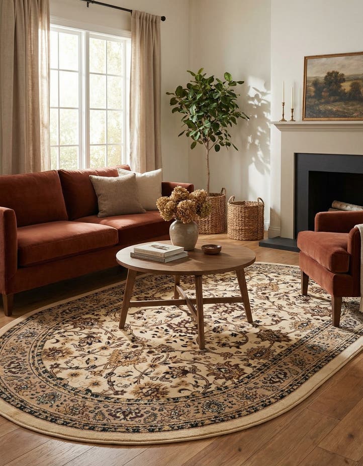 6' x 9' Yasmin Oval Rug