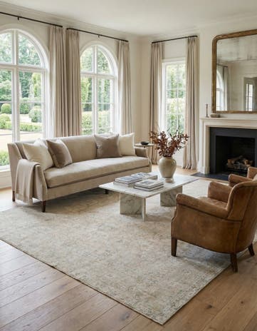 9' 10 x 12' 9 Hand Knotted Ultra Vintage Persian Wool Rug