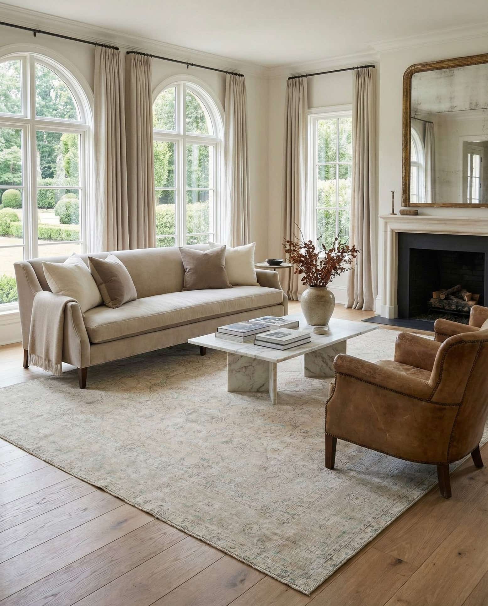 9' 10 x 12' 9 Hand Knotted Ultra Vintage Persian Wool Rug