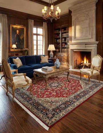 6' 8 x 7' 2 Tabriz Square Rug
