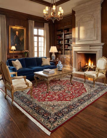6' 8 x 7' 2 Tabriz Square Rug
