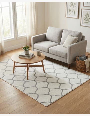 4' x 6' Trellis Frieze Rug