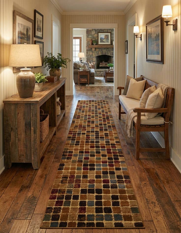 Detail image of 3' 3 x 16' 5 Cafe Runner Rug