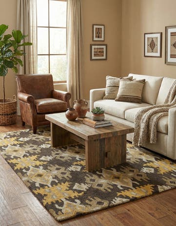 5' x 8' Luna Wool Rug