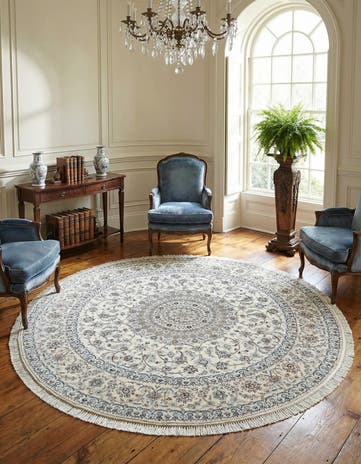 7' 10 x 7' 10 Nain Round Rug