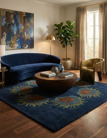 7' 3 x 7' 6 Luna Square Rug