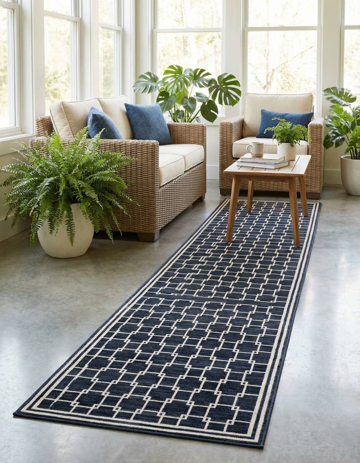 Detail image of Jill Zarin 2' 7 x 12' Metropolitan Uptown Runner Rug